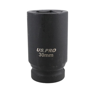 Ab Tools 32Mm Deep Impact Socket 3/4" Drive Single Hex 6 Point Chrome Vanadium Steel