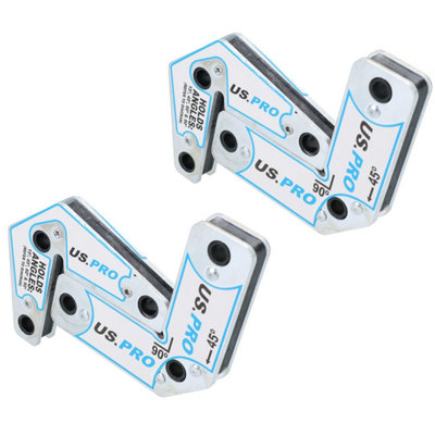 AB Tools Multi Angle Magnetic Welding Magnets Positioning Kit 15 45 60 90 Degrees 4Pc