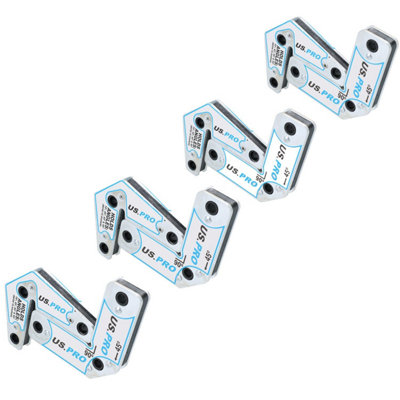 AB Tools Multi Angle Magnetic Welding Magnets Positioning Kit 15 45 60 90 Degrees 8Pc