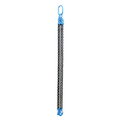 AB Tools 4 Leg Lifting Chain Sling With Clevis Grab Hook 2 Metre 10mm Chain Wll 6.7 Ton from B&Q
