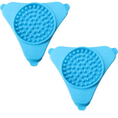 AB Tools 2Pk Slow Treater Dog Feeding  Dispensing Mat Licking Toy For Bathing from B&Q