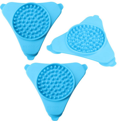 AB Tools 3Pk Slow Treater Dog Feeding  Dispensing Mat Licking Toy For Bathing from B&Q