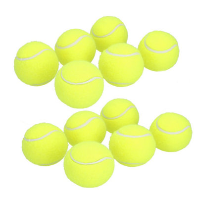 AB Tools 12Pk Maxi Hyper Fetch Super Bounce Tennis Ball Dog Play Time 6Cm from B&Q