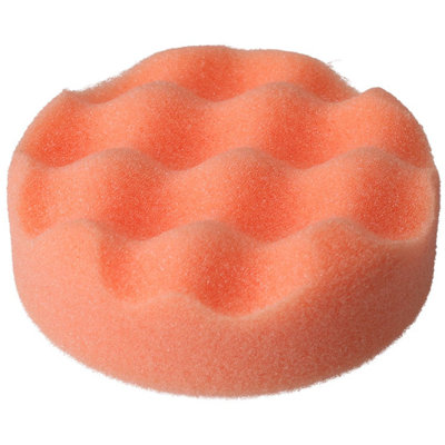 AB Tools 75mm Firm Dense Waffle Starting Mop Sponge For Buffing Polishing Hook + Loop from B&Q