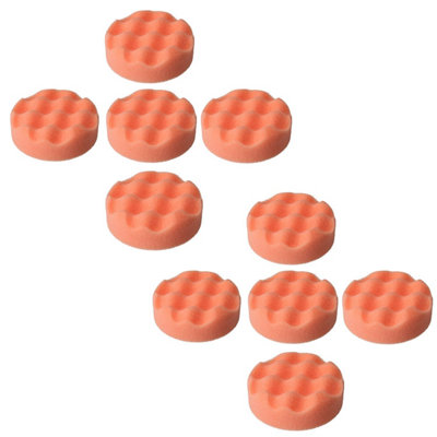 AB Tools 75mm Firm Dense Starting Mop Sponge For Buffing Polishing Hook + Loop 10Pc from B&Q