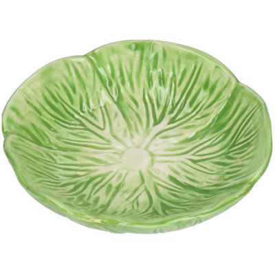 AB Tools Small Animals Lettuce Green Leaf Feeding Bowl Treat Pot 12Cm/150Ml from B&Q