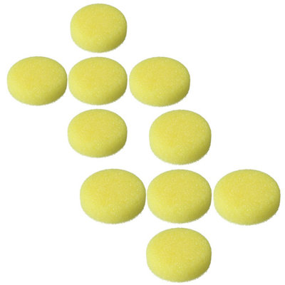 AB Tools 75mm Firm Extra Coarse Starting Mop Sponge Buffing Polishing Hook + Loop 10Pc from B&Q