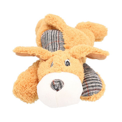 B&Q -  Dylan Dog Comfort Plush Soft Dog Toy With Squeak 14X29Cm