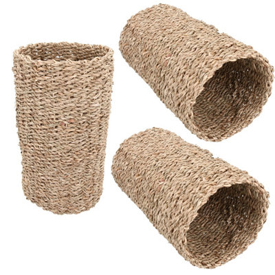 AB Tools 3Pk Medium Small Animals Boredom Breaker Seagrass Play Tunnel 13X13X24Cm from B&Q