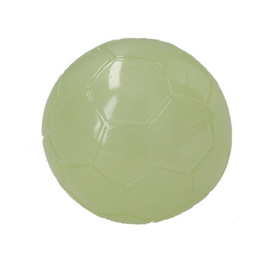 AB Tools Dog Glow In The Dark Squeaky Bouncy Football For Fetch/ Ball Launchers 6Cm from B&Q