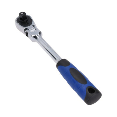 AB Tools 1/2" Drive Flexible Ratchet Socket Driver Flexi Head 72 Teeth Quick Release from B&Q