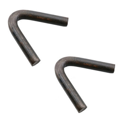 AB Tools 2Pk Weld On Rope Hook Tie Down Anchor Strap Point 12mm Self Colour from B&Q
