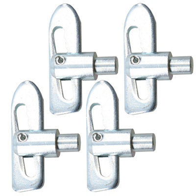 AB Tools 4Pk Weld-On Antiluce 12mm Fasteners Tailgate Drop Catch Trailer Truck Horsebox from B&Q