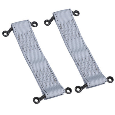 AB Tools 2Pk Nylon Webbing Door Check Retainer Strap Trailer Truck Horsebox Bracket from B&Q