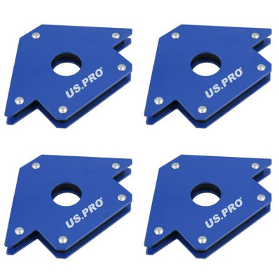 AB Tools 50Lb / 100mm Large Welding Welder Magnet Holder Soldering Durable Body 4Pc from B&Q