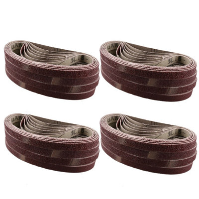 AB Tools Air Finger Sander Sanding Abrasive Belts Grinder 330mm X 10mm Mixed Grit 100Pk from B&Q