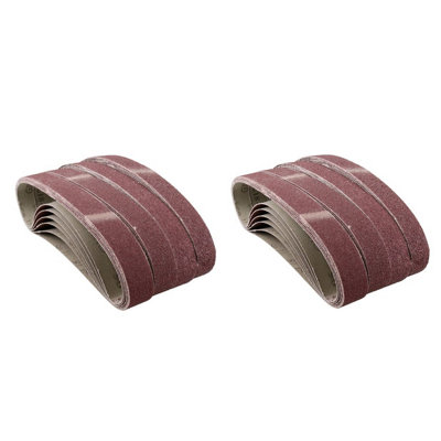 AB Tools Air Finger Sander Sanding Abrasive Belts Grinder 520mm X 20mm Mixed Grit 50Pk from B&Q