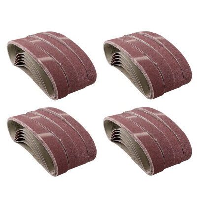 AB Tools Air Finger Sander Sanding Abrasive Belts Grinder 520mm X 20mm Mixed Grit 100Pk from B&Q