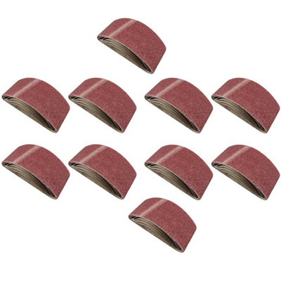 AB Tools 457mm X 75mm 40 Grit Coarse Sander Grinder Sanding Belts Abrasive Discs 50Pk from B&Q