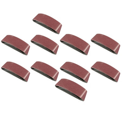 AB Tools 533mm X 75mm 80 Grit Fine Sander Grinder Sanding Belts Abrasive Discs 50Pk from B&Q