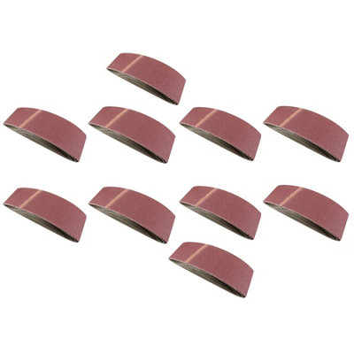 AB Tools 533mm X 75mm 120 Grit Extra Fine Sander Sanding Belts Abrasive Discs 50Pk from B&Q