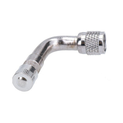 Ab Tools Schrader Valve 90 Degree Adaptor Motorbike Cycle Lorry Truck Tyre Wheel Inflator