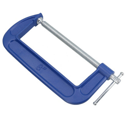 AB Tools 8" Heavy Duty G Clamp C-Clamp Grip Holder Vice Clasp Woodworking from B&Q