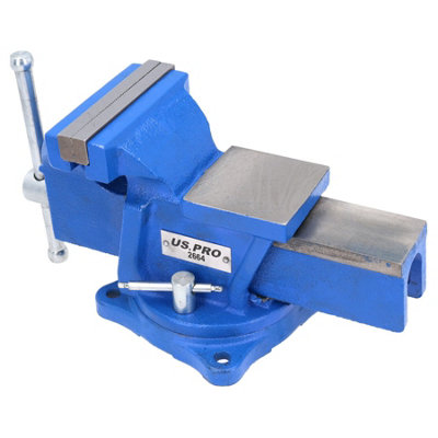 AB Tools 4" Heavy Duty Engineer Swivel Bench Vice Vise Clamp Workbench With Anvil from B&Q