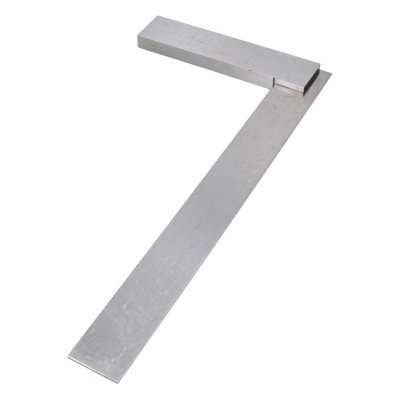 AB Tools 12" 300mm Engineer Tri Set Square Right Angle Straight Edge Stainless Steel from B&Q