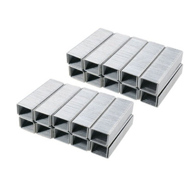 AB Tools Flat Wire 10mm Staples Heavy Duty Stationary Stapler Staple Gun Refill 2000Pc from B&Q
