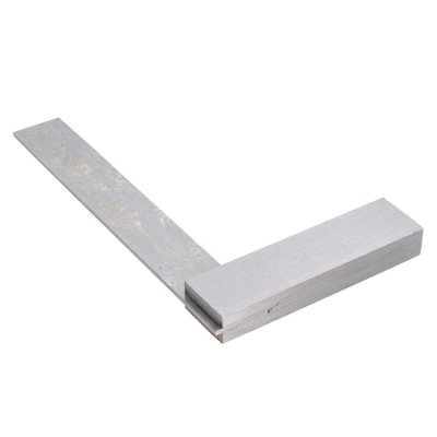 AB Tools 4" 100mm Engineer Tri Set Square Right Angle Straight Edge Stainless Steel from B&Q