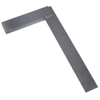 AB Tools 10" 250mm Engineer Tri Set Square Right Angle Straight Edge Stainless Steel from B&Q