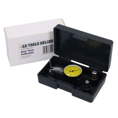 AB Tools Lever Type Metric Dial Test Indicator Dti Gauge Clock Measuring Precision from B&Q