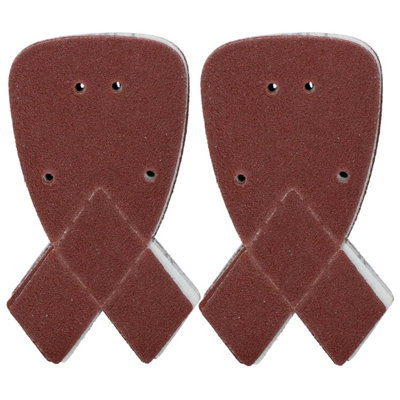 AB Tools Mixed Grit Mouse Palm Sander Hook + Loop Sanding Sheets Pads Sandpaper 80Pk