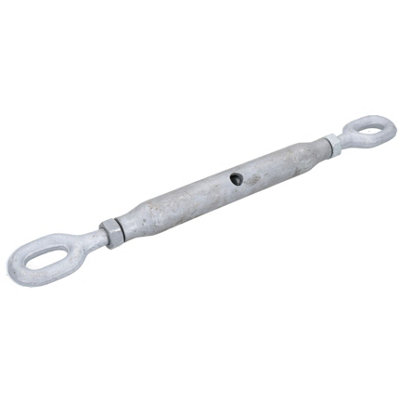AB Tools Rigging Screw 12mm Galvanised Eye To Eye Turnbuckle Straining from B&Q
