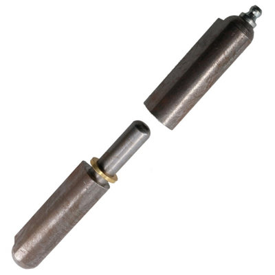 AB Tools Lift Off Bullet Hinge With Grease Nipple Weld On Brass Bush 18X135mm Door from B&Q