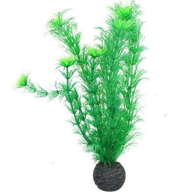 Ab Tools Aquatic Aquarium Fish Tank Self Sinking Medium Middle Silk Plant H-20Cm (No4)