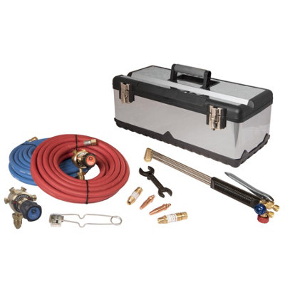 AB Tools Oxy Acetylene Cutting Set Oxygen Gas Sheet Metal Brazing Torch Nm 18/90 from B&Q