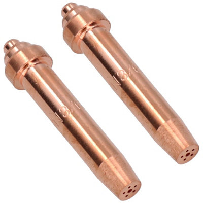 AB Tools Lightweight Oxy Acetylene Gas Cutting Nozzle Tip 3/64" 5-12mm Oxygen 2 Pack from B&Q