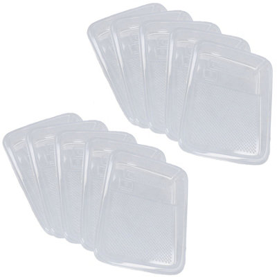 AB Tools Clear Plastic Disposable Roller Tray Liners For 230mm Roller Trays 10Pk