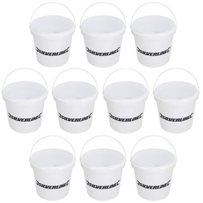 AB Tools 1.5 Litre Plastic Paint Kettle Pot Painting Mixing Pots Without Lids Decorating 10Pk from B&Q