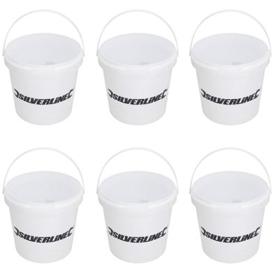 AB Tools 1.5 Litre Plastic Paint Kettle Pot Painting Mixing Pots Without Lids Decorating 6Pk from B&Q