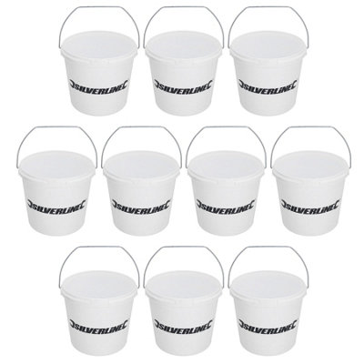AB Tools 2.5 Litre Plastic Paint Kettles Painting Mixing Pots Without Lids Decorating 10Pk from B&Q