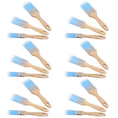 AB Tools 18Pc Synthetic Paint Painting Brush Set Decorating Brushes