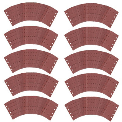 AB Tools Hook + Loop Mixed Grit Sanding Pads Sheets Sander Sandpaper 200Pc