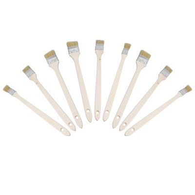 AB Tools Long Reach Angled Radiator Paint Brush Head Width 400mm 9Pc from B&Q
