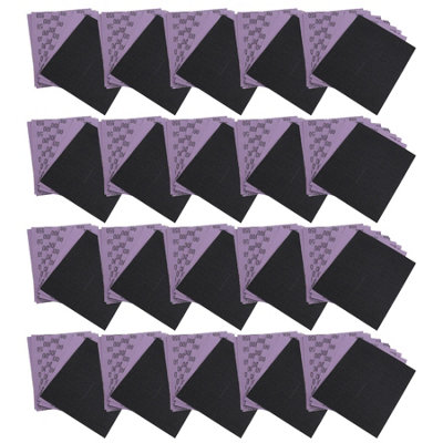 AB Tools Emery Cloth Sheets Abrasive Sandpaper Sheet Aluminium Oxide Mixed Grit 200Pk from B&Q