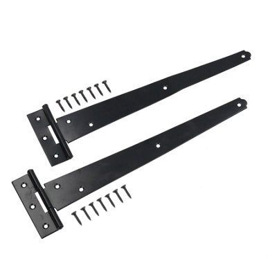 AB Tools 300mm Heavy Duty T Tee Hinges For Doors + Gates With Fixing Screws 2Pc from B&Q