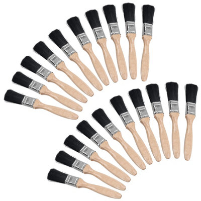 B&Q -  25mm Professional Paint Brush Painters Painting Decorating Wooden Handle 20Pk