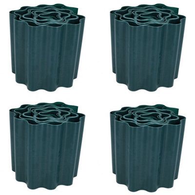 AB Tools Garden Grass Lawn Border Edging Flexible Plastic Roll Path 36M (120 Feet) X 15Cm from B&Q